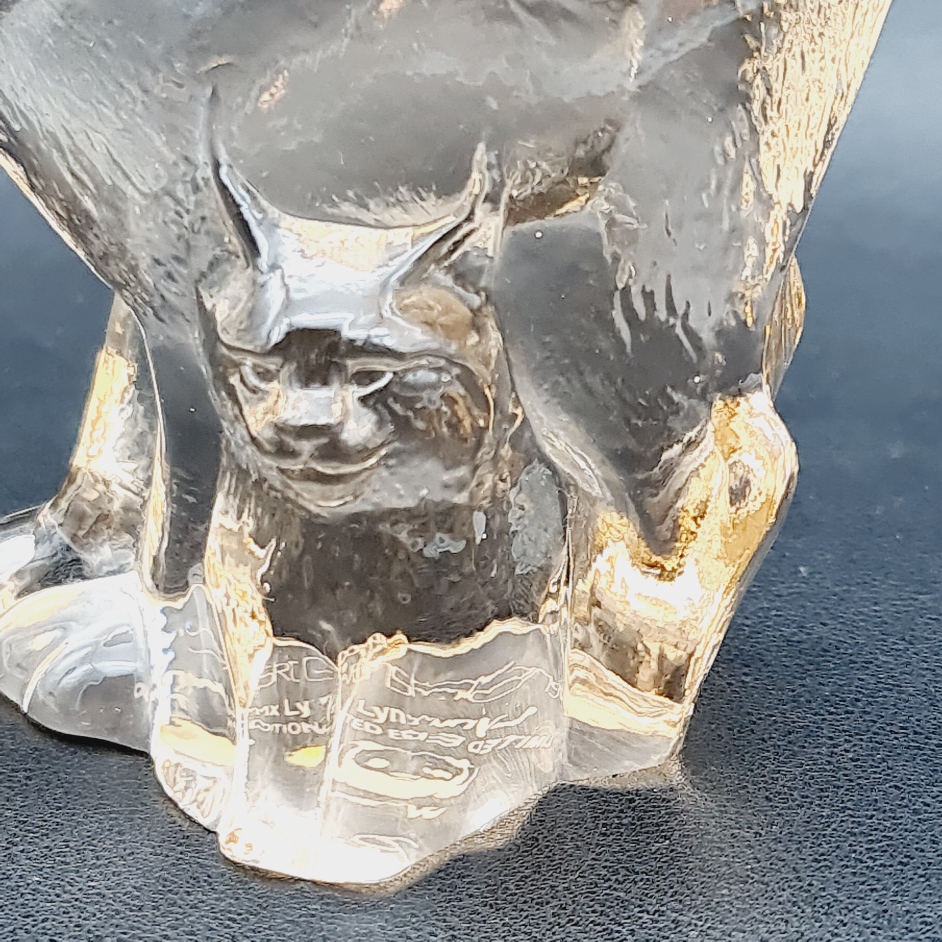 Paul Hoff- Kosta Boda WWF Limited Edition - Lynx Art Glass