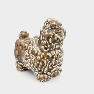 Henrik Allert For Rorstrand Sweden - Sculpture of a poodle - Stoneware