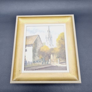 Vintage Swedish original oil painting