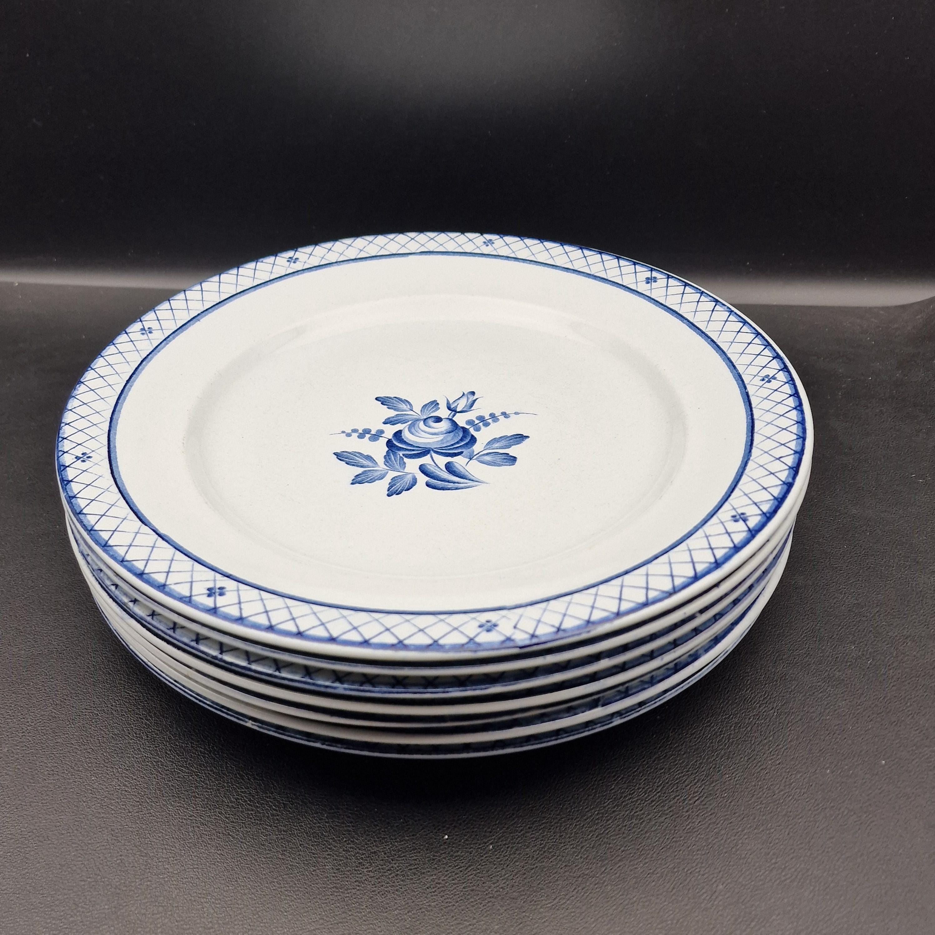S232 Palshus ヴィンテージ デンマーク 皿 2点セット アンティーク Vintage Rörstrand “christina” Plates – Hand Painted – Swedish