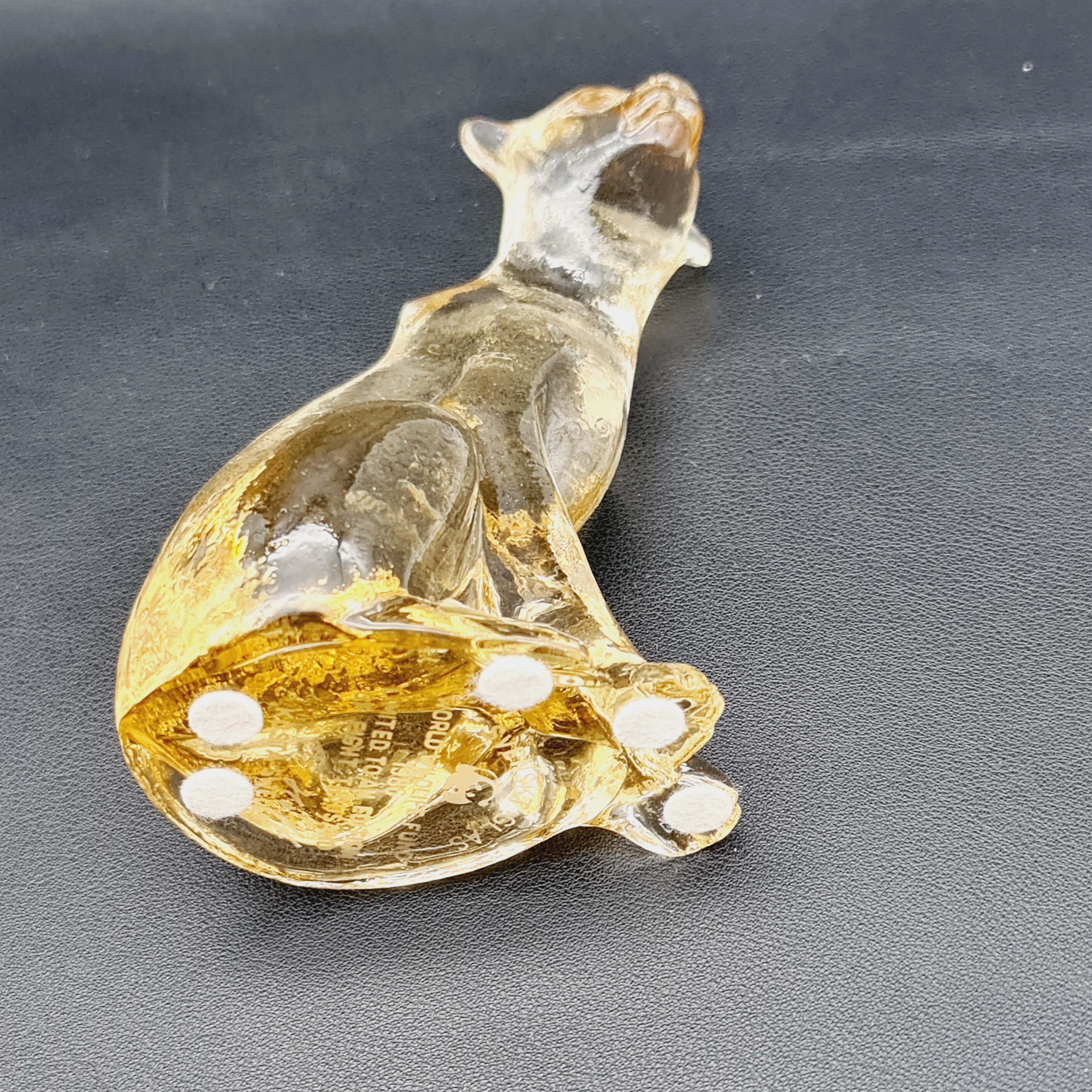 Paul Hoff for Kosta Boda - WWF Limited Edition - Cheetah Art Glass