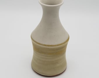 John Andersson for Höganäs Studio, vintage stoneware vase with fantastic glaze. Mid century Nordic modernism