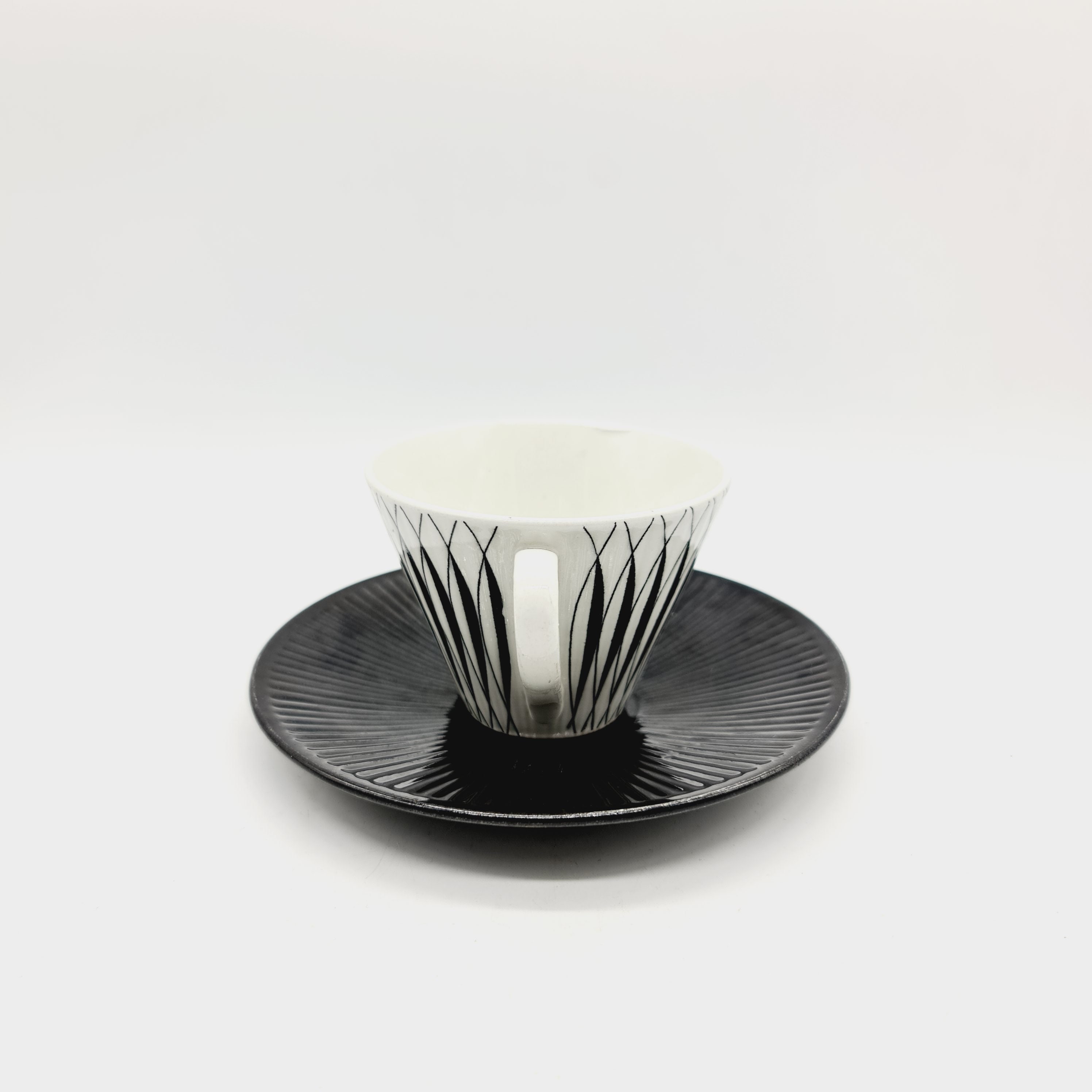 Vintage Bibi Breger/stig Lindberg Coffee Cup and Saucer - Etsy