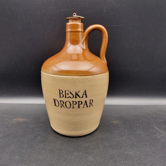  バッカ　北欧ヴィンテージ Vintage Stoneware Jug 