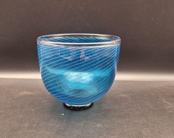 Kosta Boda Wärff作 サイン刻印 クリスタル灰皿 1.ガラス 置物 Kosta Boda Polar Clear Crystal Glass Candle Holder Decor Small