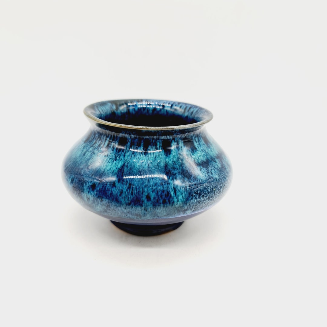 Vintage Swedish Pottery Vase From Frans Schildmeijer on Öland