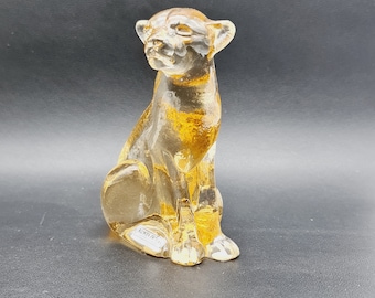 Kosta Boda Glass Sculpture – Paul Hoff Eskimo Child With Seal