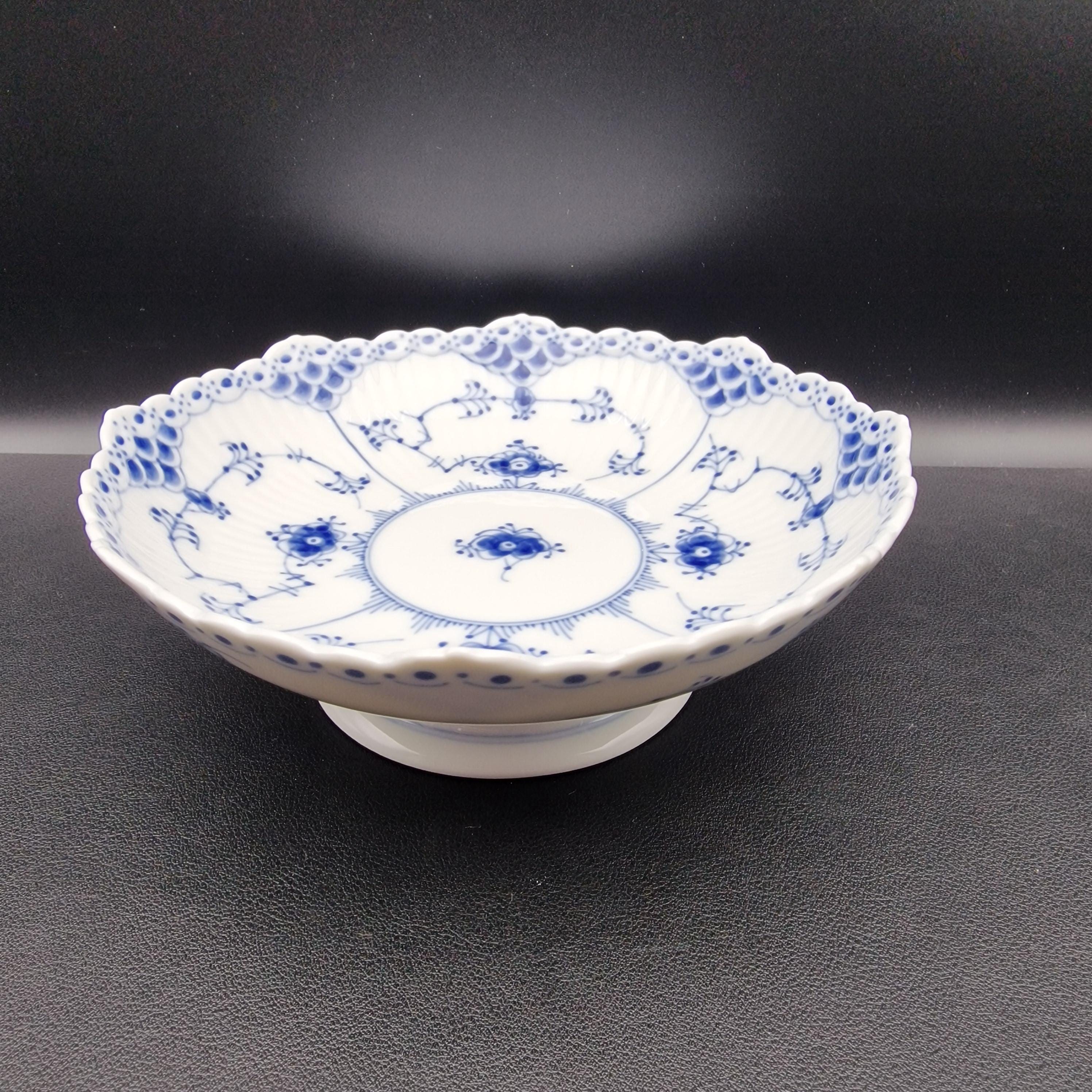 Blue Fluted Bowl - Etsy