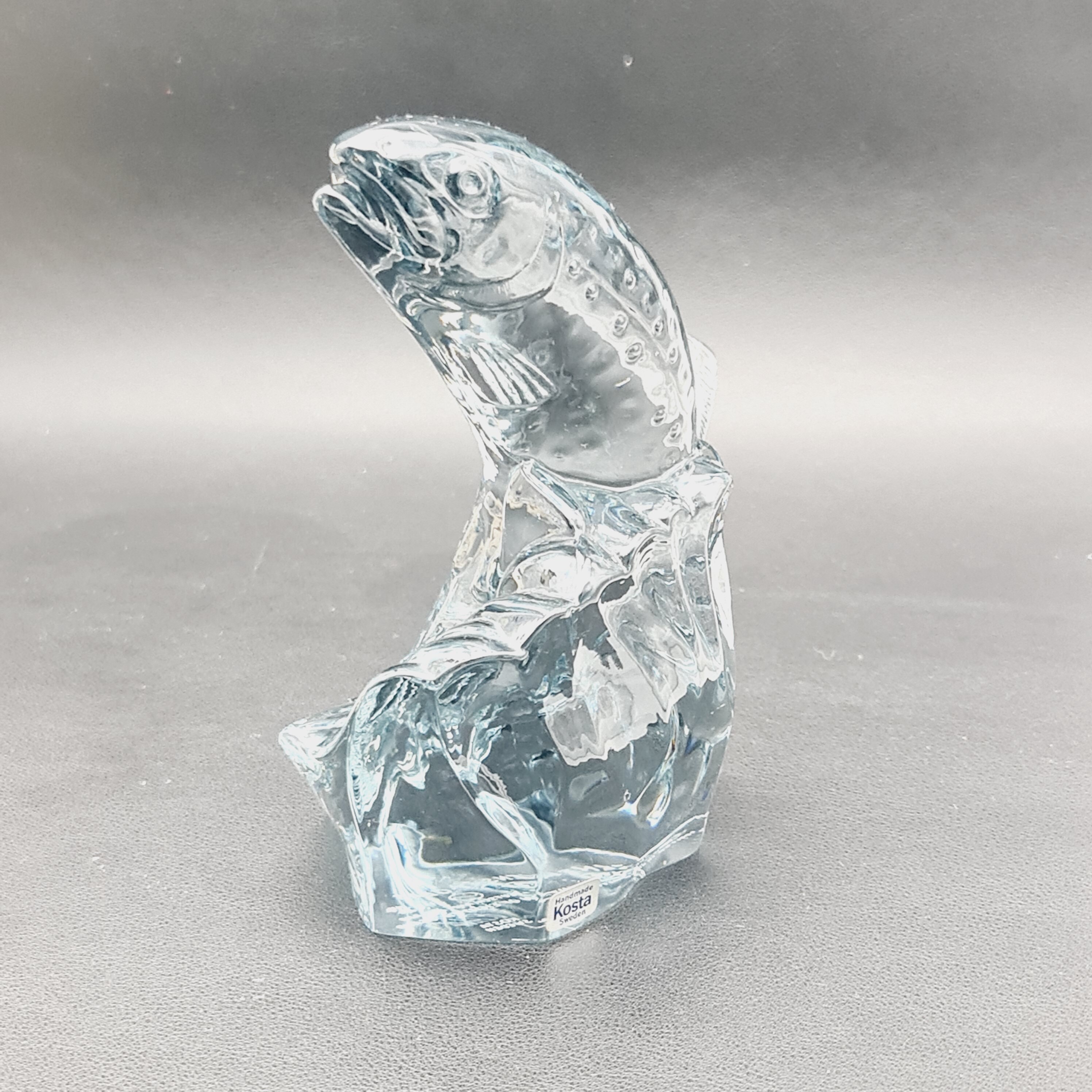 Paul Hoff- Kosta Boda WWF Limited Edition - Trout Art Glass
