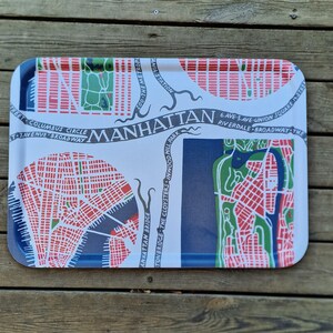 Large Josef Frank “manhattan” Tray – Svenskt Tenn Sweden, 53x38 Cm