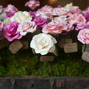 Rosas de papel