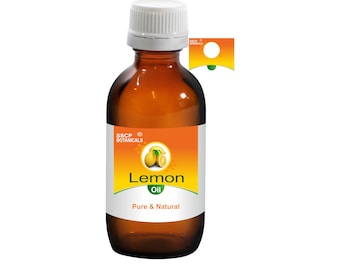 Lemon Essential Oil Natural | Citrus limonum | Fresh Citrus Aroma, Aromatherapy & DIY Cleaning | SSCP Botanicals
