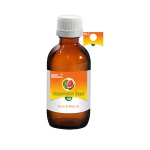 SSCP Botanicals Watermelon Seed Pure Natural Oil Citrullus vulgaris (5 ml to 100 ml in Glass Bottle & 250 ml to 1000 ml in Aluminum Bottle)