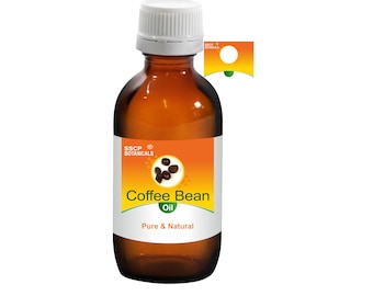 Aceite portador de granos de café / Coffea arabica / Rico aroma para nutrir la piel y el cabello / SSCP Botanicals