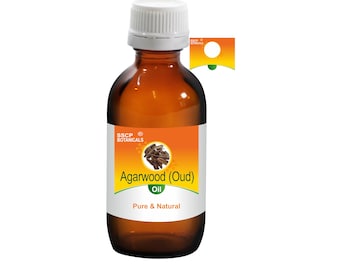 Agarwood Oud Essential Oil Pure Natural | Aquilaria agallocha | Luxury Perfume Oil, Aromatherapy | SSCP Botanicals