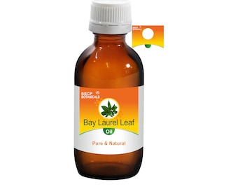 Óleo Essencial Natural de Folha de Louro | Laurus nobilis | Aromaterapia Herbal, Difusor e Massagem | SSCP Botanicals