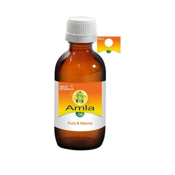 SSCP Botanicals Amla Pure Natural Carrier Oil Emblica officinalis (5 ml to 100 ml in Glass Bottle & 250 ml to 1000 ml in Aluminum Bottle)