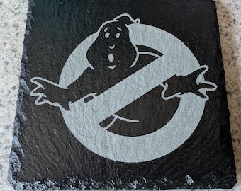 Ghost Busters Slate Drink Coaster