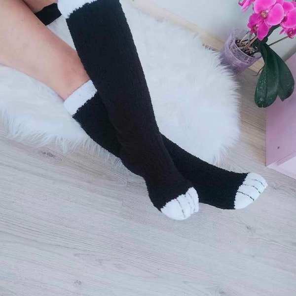 Cat Paw Thigh Highs - Etsy