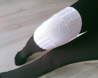 Knit Knee Pads, Wool Leg Warmers, Sheep Knee Warmers, Knee Pain, Natural Wool Knee Warmers