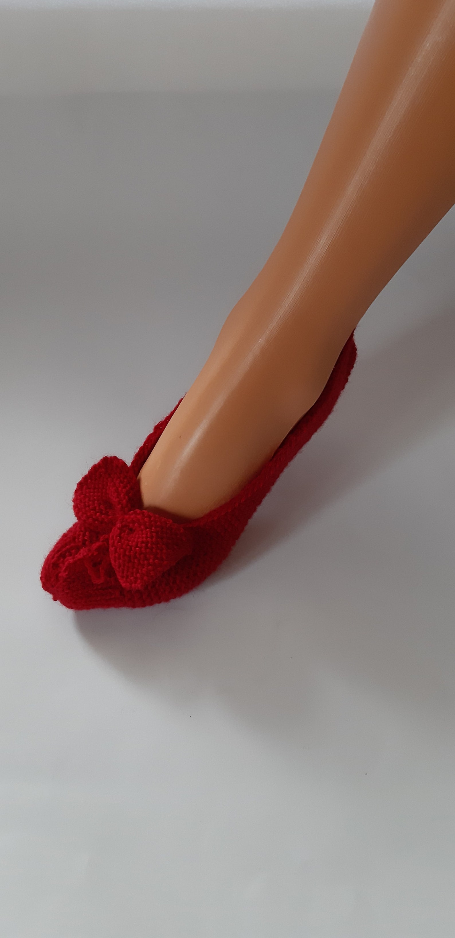 red slippers,handmade slippers,women slippers,non-slip slippers,ballet flats,bow slippers,gift wrapped,home shoes