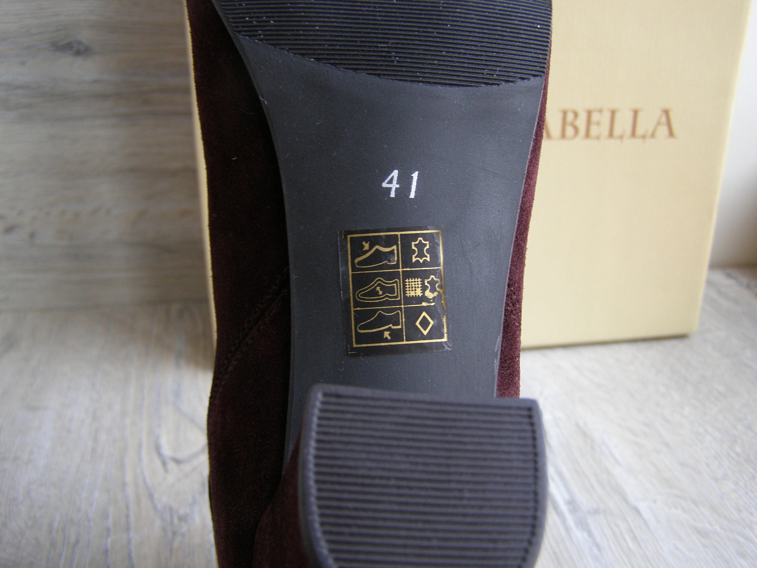 STEFANO SABELLA Suede Leather Boots. Burgundy-brown Genuine - Etsy Israel