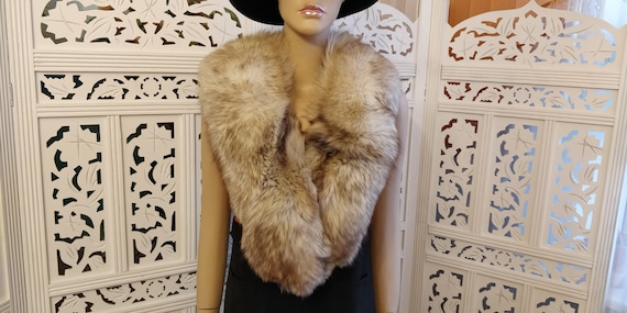 fox fur collar vintage
