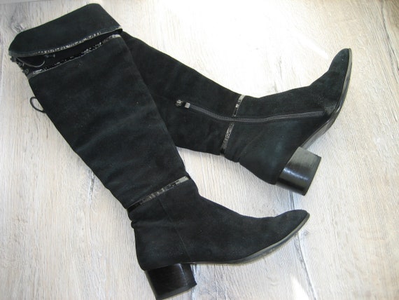Botas altas de ante mujer hot sale