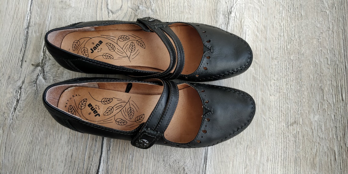 vintage black mary jane shoes