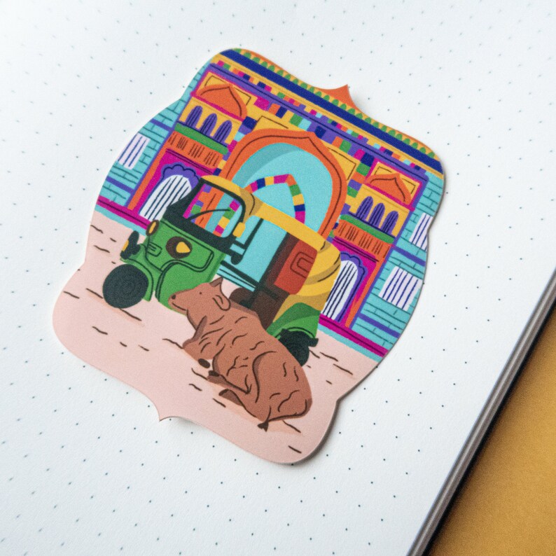 India Vinyl Sticker Die Cut Sticker India Stickers India Etsy