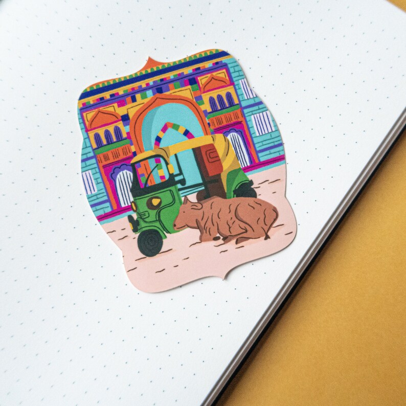 India Vinyl Sticker Die Cut Sticker India Stickers India Etsy