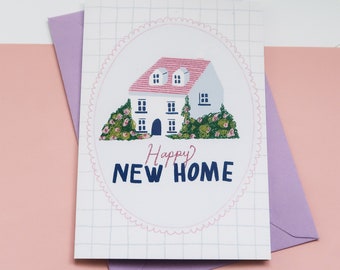 First Home Card, New Home Congratulations Card, Moving Home Card, Housewarming Card, Home Sweet Home, New House, Happy New Home Card