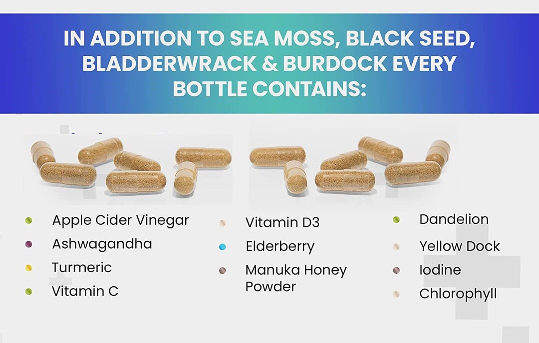 Ultimate Mineral Blend Sea Moss Black Seed Ashwagandha Etsy