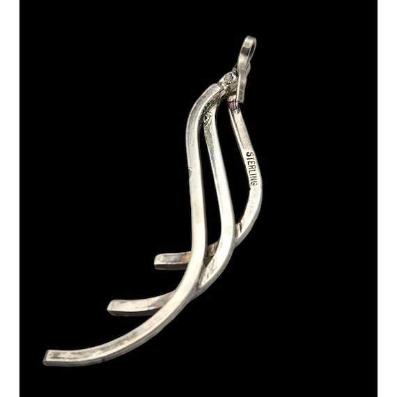 Vintage Sterling Silver Free Style Pendant Artist Inspired