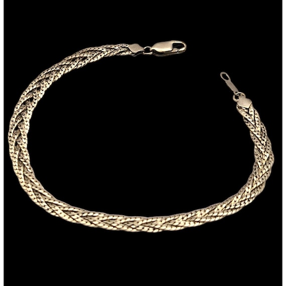 Vtg. Krementz Gold Tone Unisex Bracelet With Lobster Clasp