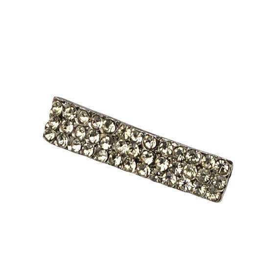 Vintage Rhinestone Brooch / Pin Circa 1940's Deco