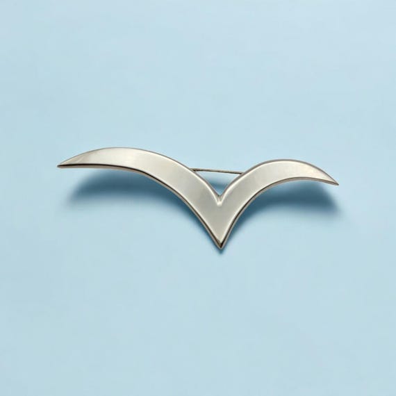 Vintage Sterling Silver Mexican Brooch Pin