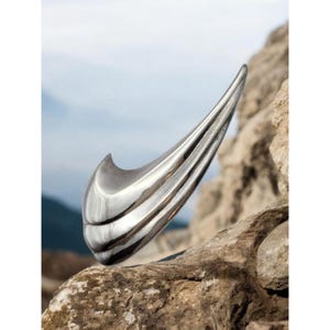 Vintage 925 Sterling Silver Abstract MCM Brooch Pin