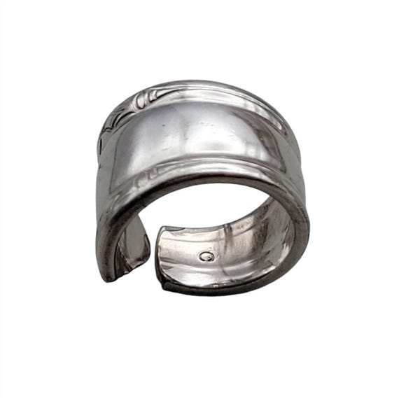 Vintage Silver Plated Classic Spoon Ring