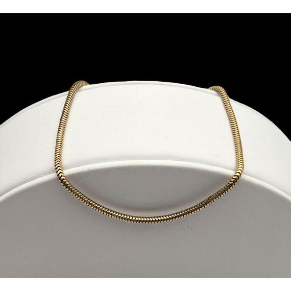 Vintage Gold Filled Herringbone Chain Bracelet 7 3/4 "