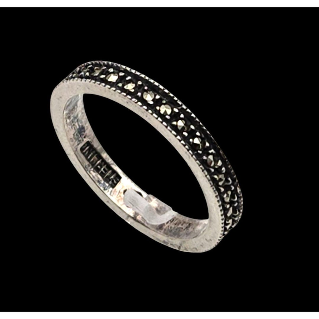 Thin Marcasite Band