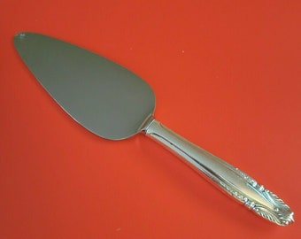 Violet by Wallace Sterling Silver Pie Server HH w/Stainless Custom Made 10 3/8" 