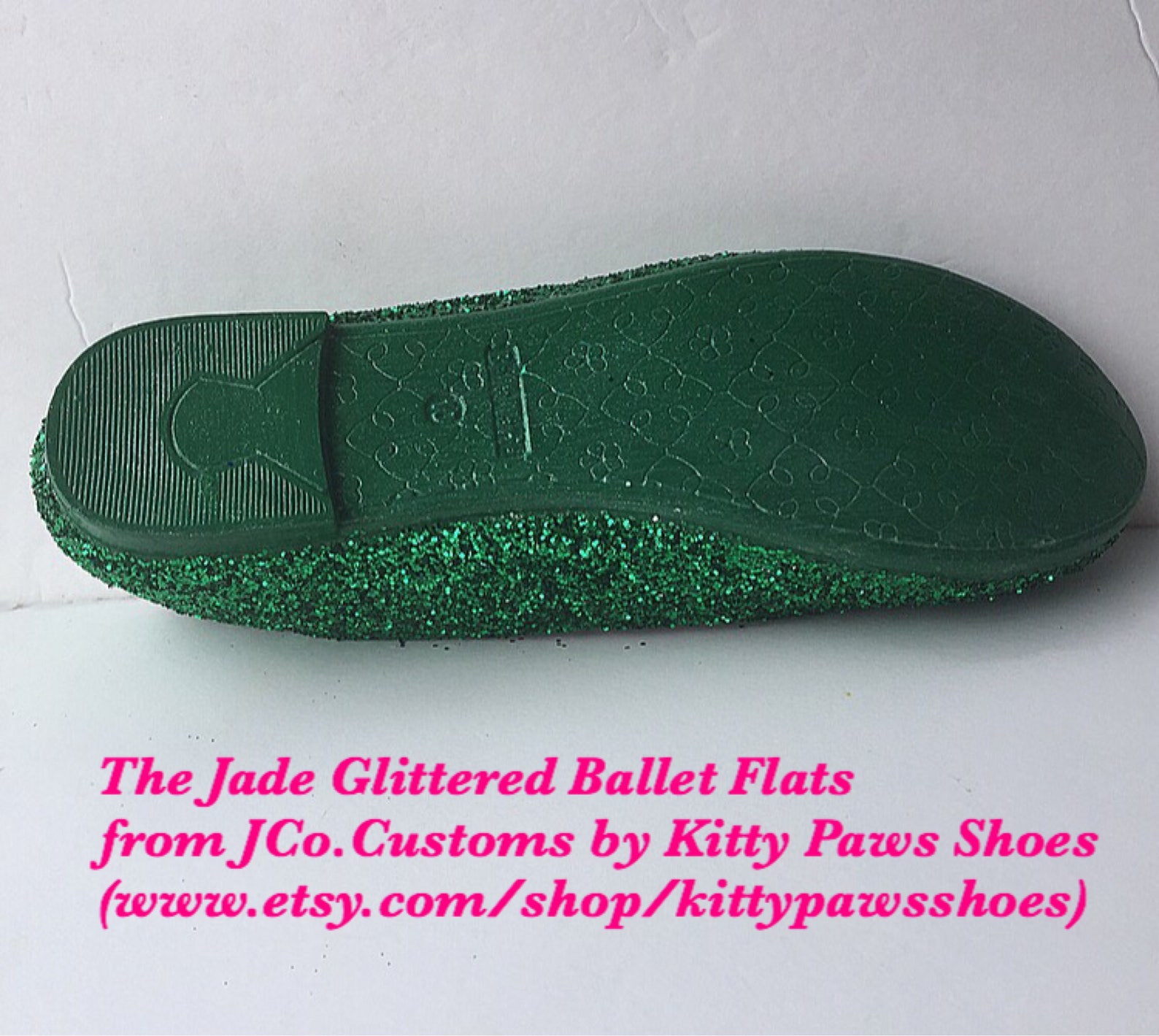 bridal ballet flats emerald green glitter w/ emerald green sparkled bottoms *free u.s. shipping* jco.customs by kitty paws shoes bridal ballet flats emerald green glitter w/ emerald green sparkled bottoms *free u.s. shipping* jco.customs by kitty paws shoes