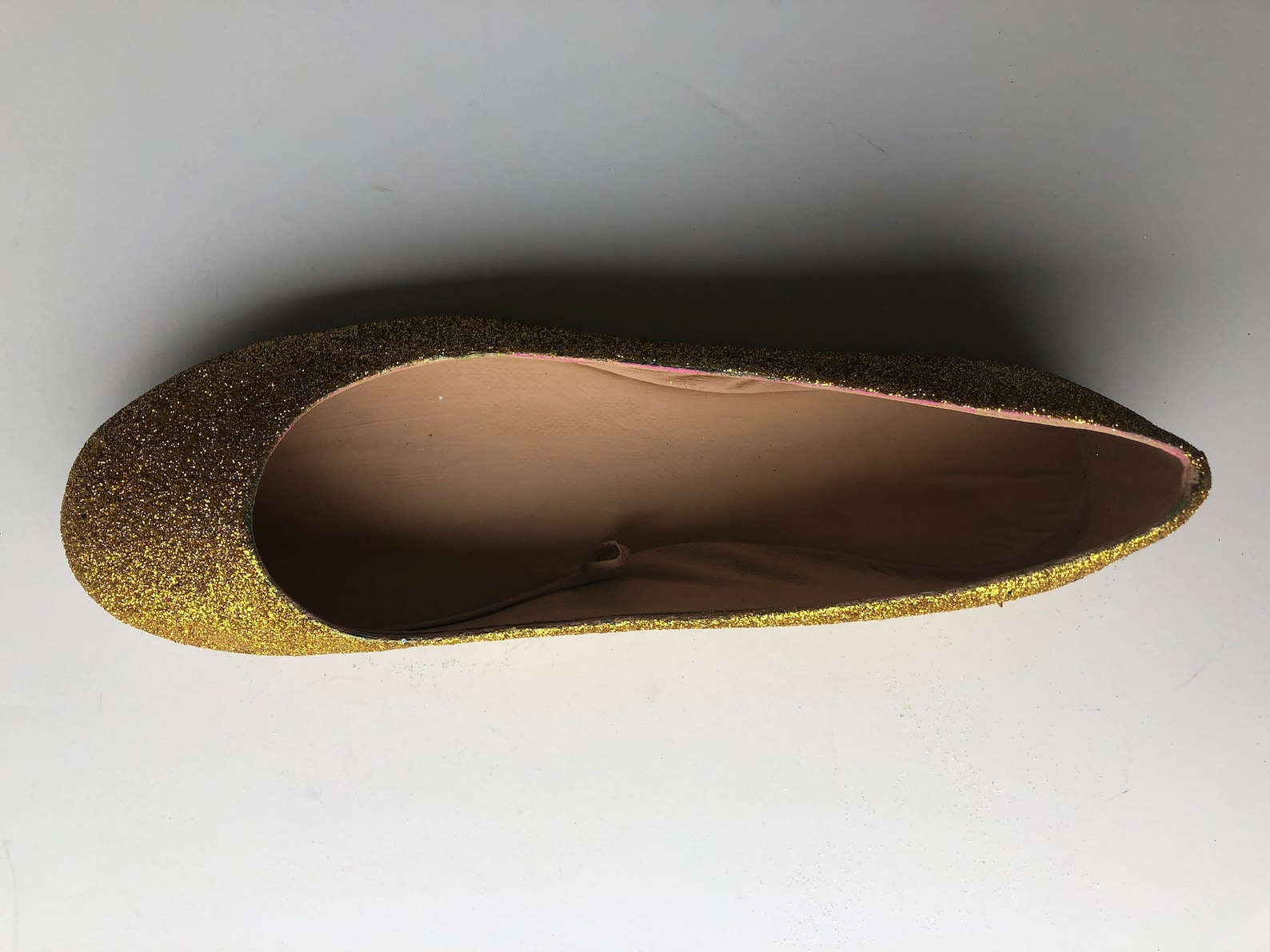gold flats women's custom gold glitter bridal ballet flats w/gold shimmer bottoms *free u.s. shipping* jco.customs by kitty