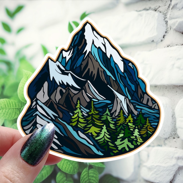 Hiking Sticker - Etsy