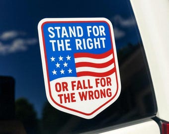 American Flag Sticker: Patriotic USA Pride Vinyl Decal