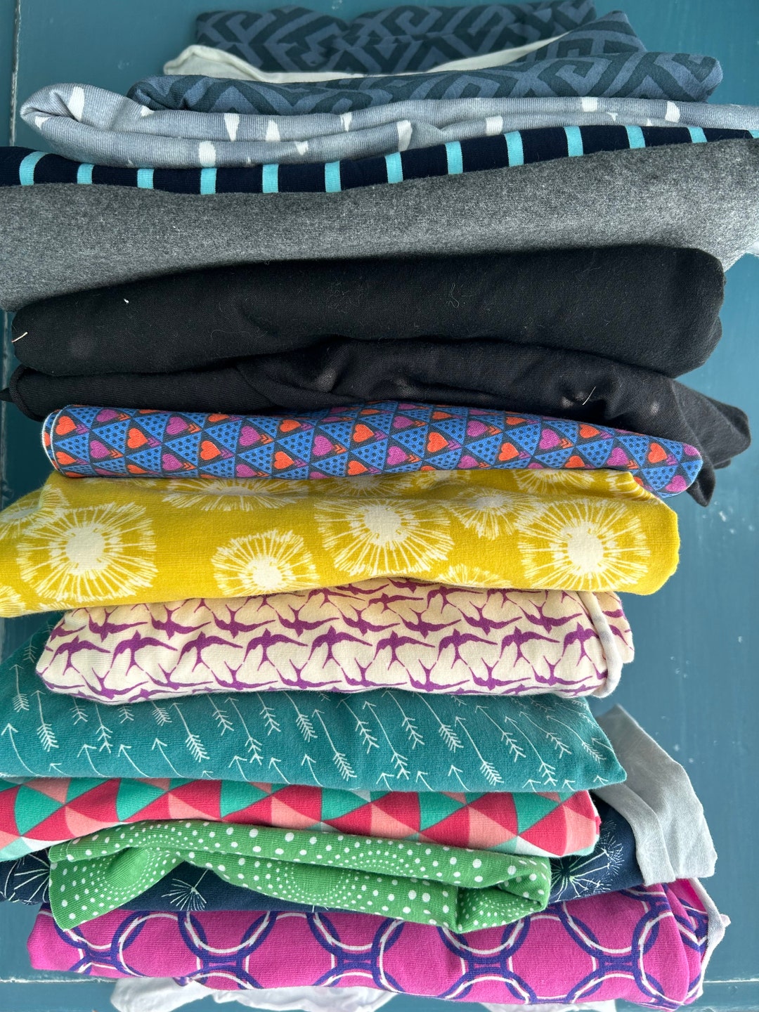 Knit Fabric Scrap Pack Etsy