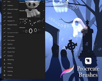 Little Ghosts Brush Set for Procreate