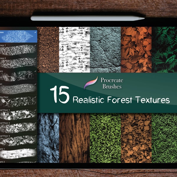 Forest Textures and Effects - Procreate Brush Set