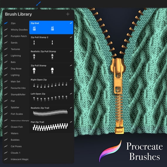 Zip Brushes for Procreate